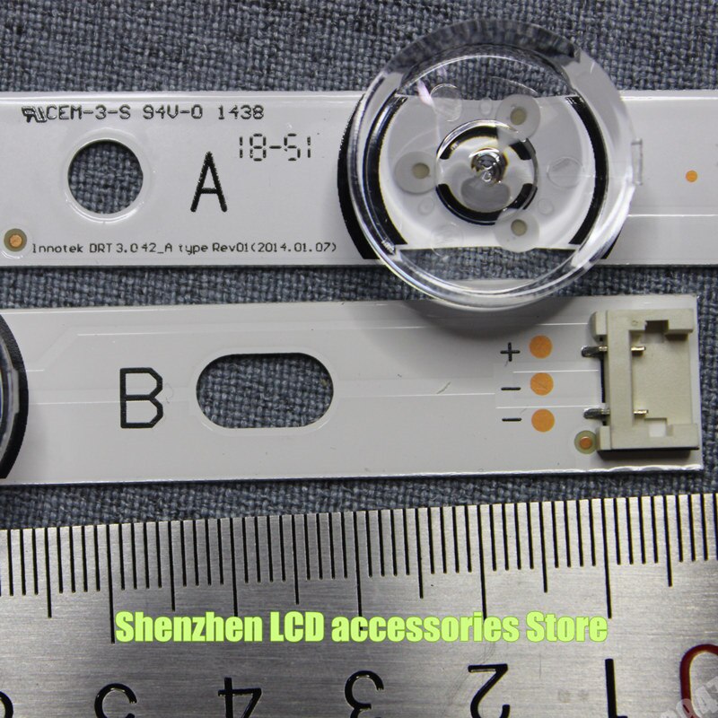 New100% Kit 8pcs Replacement for LG LC420DUE 42LB5500 42LB5800 42LB560 INNOTEK DRT 3.0 42 inch A B 6916L-1710B 6916L-1709B