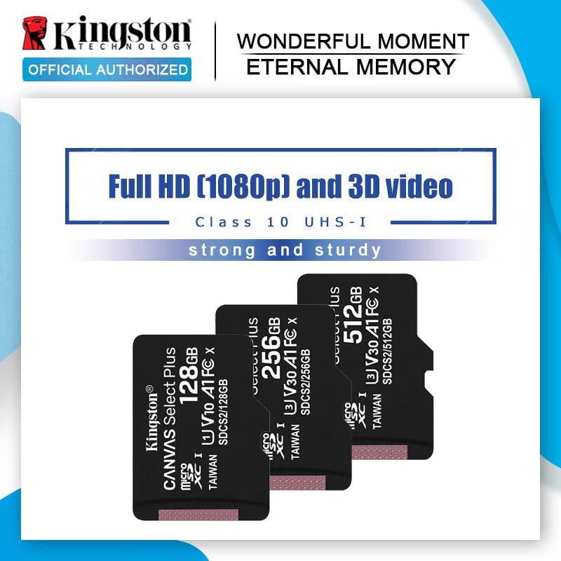 Kingston tarjeta de memoria Micro SD 32GB 16GB Class10 UHS-1 MicroSDHC tarjeta Mini SD de 64GB y 128GB MicroSDXC microsd para SmartPhone Android