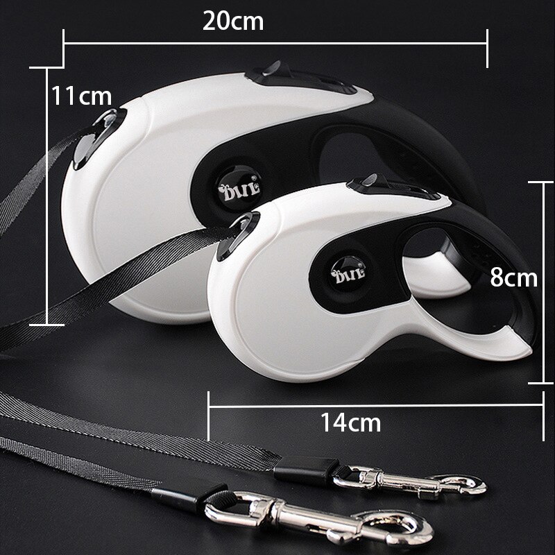 3M 5M 40KG Dogs Retractable Dog Leash Flexible Automatic Extending Walking Lead Rope Traction for Small Medium Dog 10 Colors