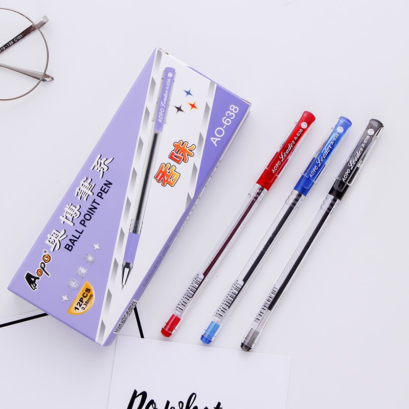 5pcs/lot Ball Point Pen 0.38mm Classic School & Of... – Grandado