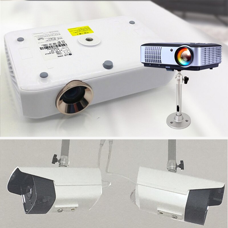 1PCs Retractable Extension Projector Bracket 360 Degree Adjustable Universal Ceiling Projector Metal Mount Stand For Projector