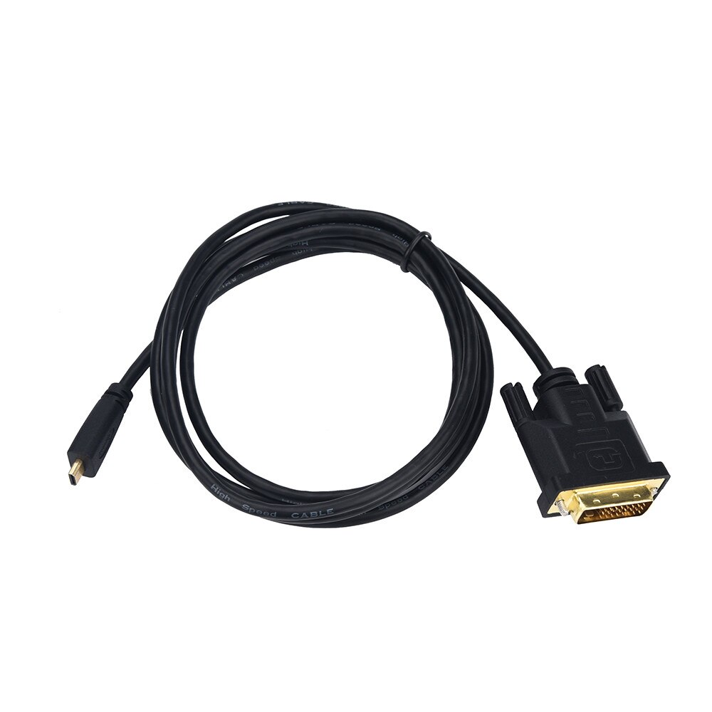 Micro-Hdmi Naar Dvi Adapter Kabel Full Hd 1080P Micro Hdmi-Compatibel Male Naar Dvi Male Adapter converter Kabel Voor Hdtv In Voorraad: 1M