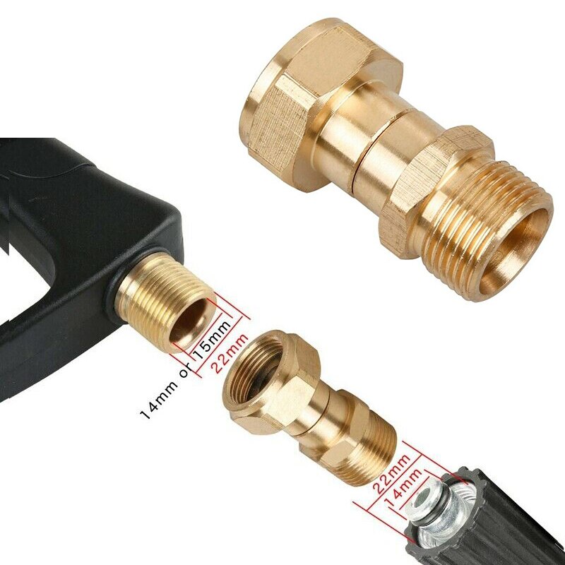 Kink Free Swivel Joint Connector Universal 360 degree Rotation M22 Part