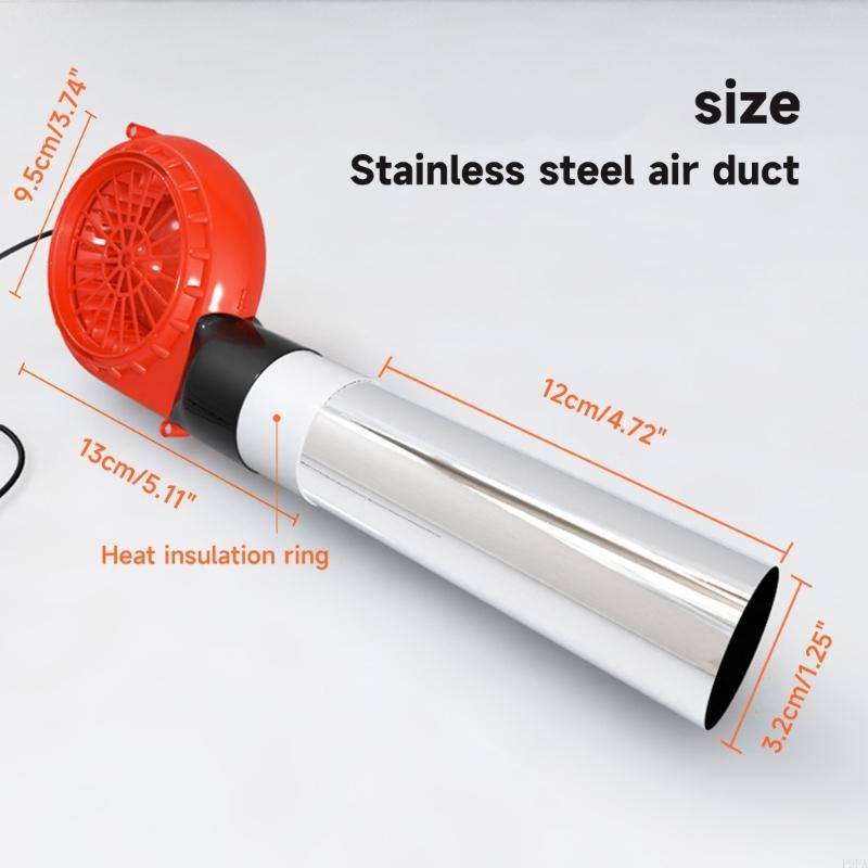 P9FA 5V 1A Zentrifugal Blower Lüfter Barbecue Heizherde USB Angetrieben für Geschwindigkeitsregulierung Stromversorgung