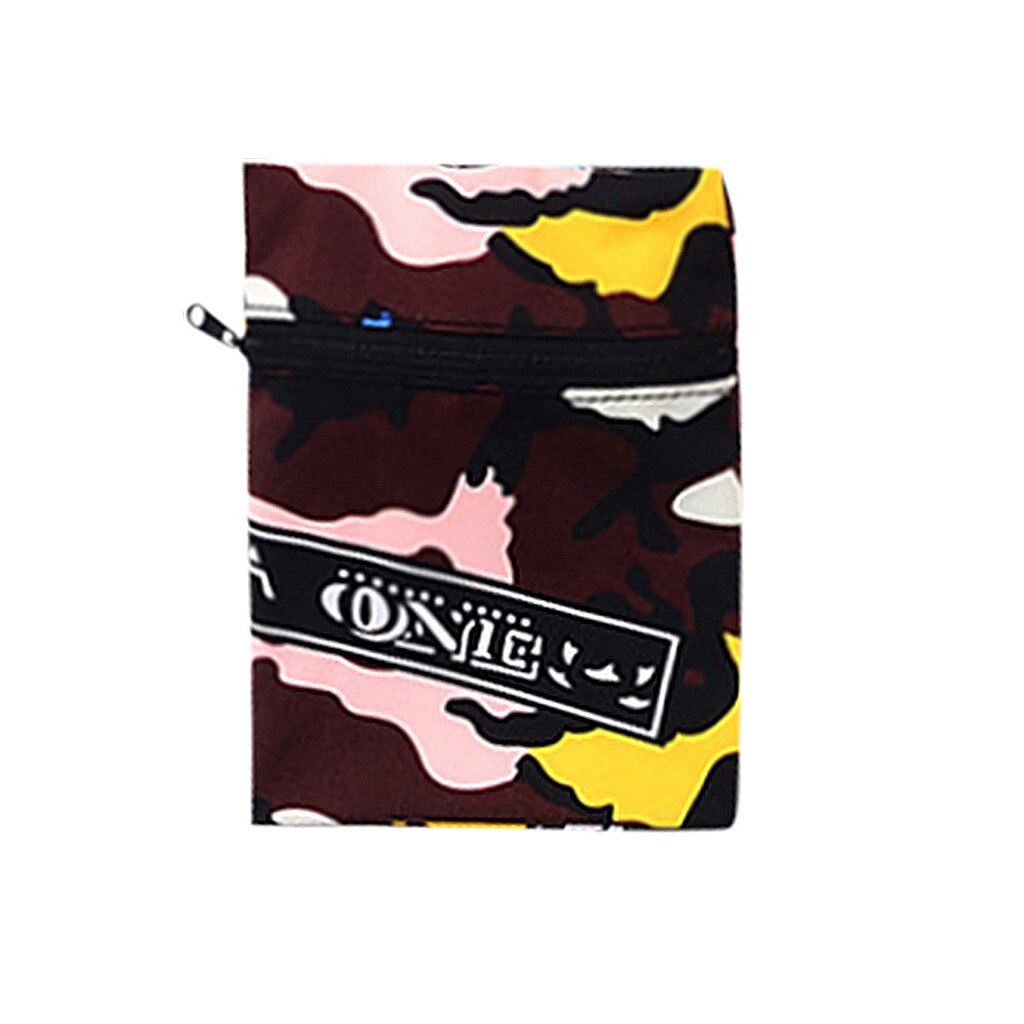 Multifunktionellt band dragkedja ankel wrap sport armband plånbok förvaringsväska fall badminton basket armband svettband 7.25: D