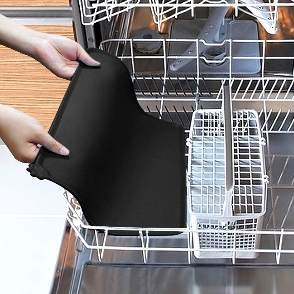 Esteras de silicona para comida de mascotas, bandeja antideslizante, cuenco para gatos y perros, Mantel Individual para perros y Gato, esteras de alimentación impermeables