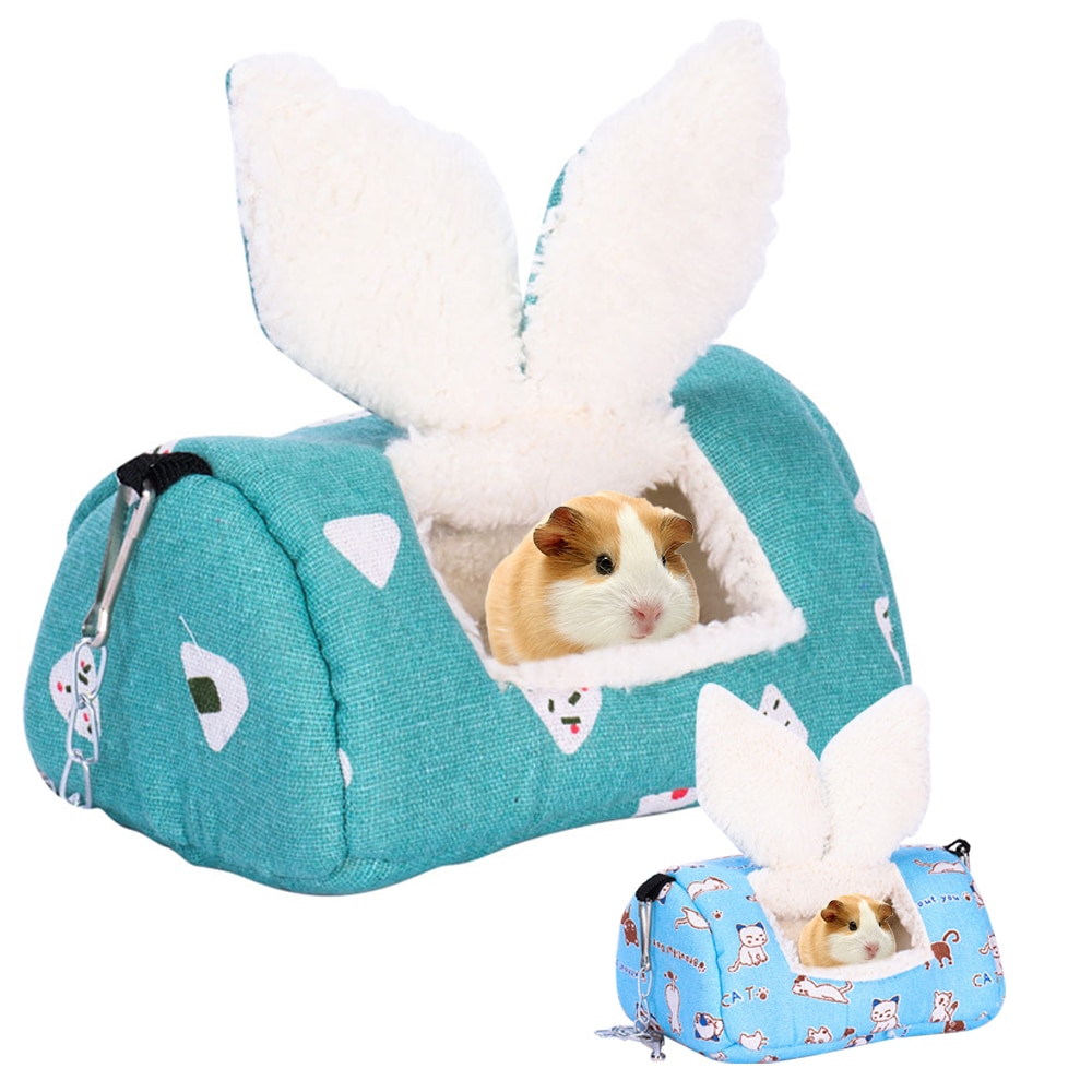 Leuke Huisdier Kooi Voor Hamster, Cavia Huis Eekhoorn Bed, chinchilla Nest Cavy Mini Dieren Hamster Accessoires Roze Luipaard