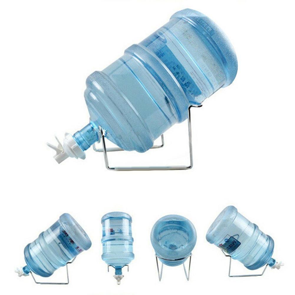 3-5 gallon vattenflaska kanna dispenser stativ hållare dammtät munstyckkran