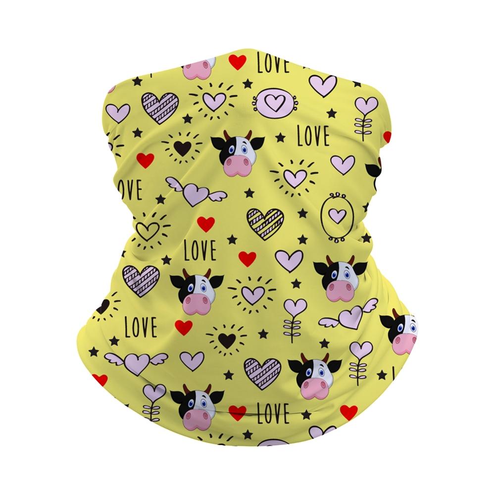 Bandeau Bandana sans couture pour enfants, imprimé d'animaux de dessin animé, masque facial, écharpe tubulaire, cagoule élastique: 8