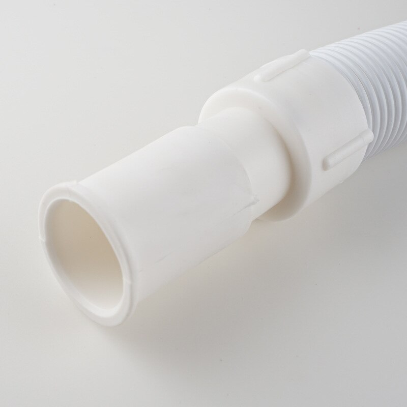 Silica Gel Wash Basin Flexible Draining Pipe Rodent Worm Extendable Steel Wire Sewer Pipe Thick Wash Basin Drainer Drainage Pipe