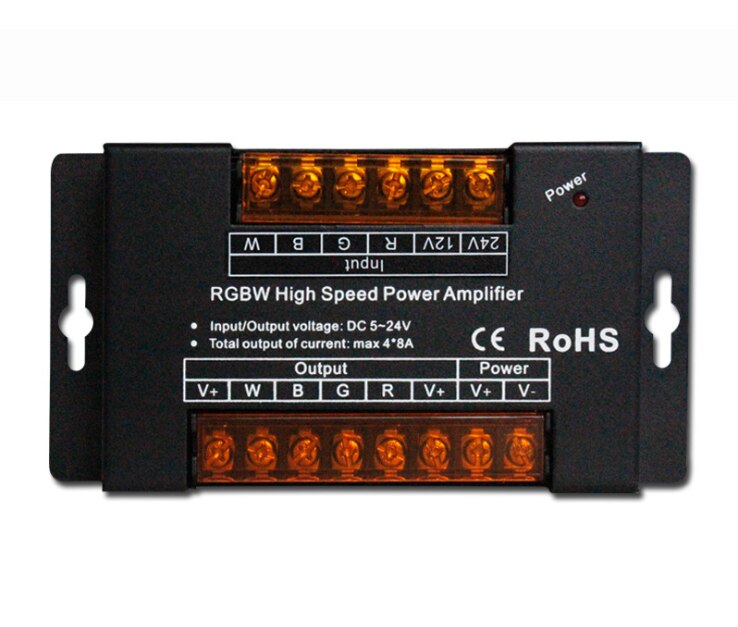 DC5-24V 3/4CH Versterkers, rgb/Rgbw Versterkers Pwm Signaal Power Repeater Voor 5050RGB/Rgbw Led Strip Licht: RGBW