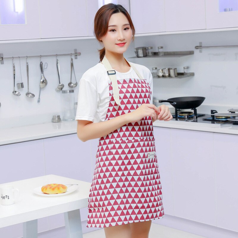 70cmx75cm Cleaning Apron Waterproof Kitchen Aprons for Woman Concise Apron Overclothes Housework Clean Apron delantal cocina