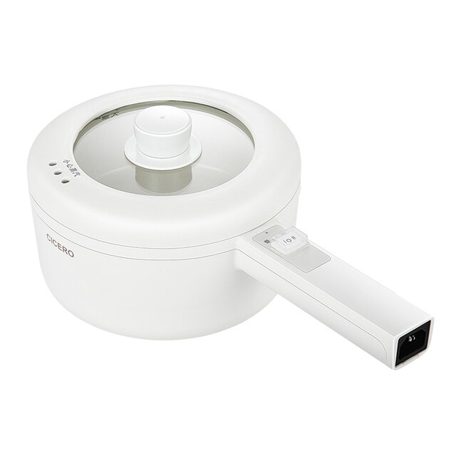 700W Electric Cooking Pot Portable Pot Rice Cooker Multicooker Ceramic Liner Smart Electric Skillet Single/Double Layer 1.6L: Mechanical