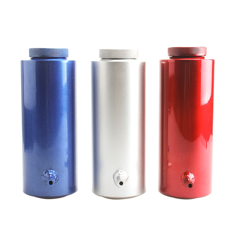 Universele Radiator Koelvloeistof Aluminium Tank Overloop Reservoir Radiator Overflow Tank Voor Golf Mk2 3 4 Bmw E36 E53 E90 Honda civic