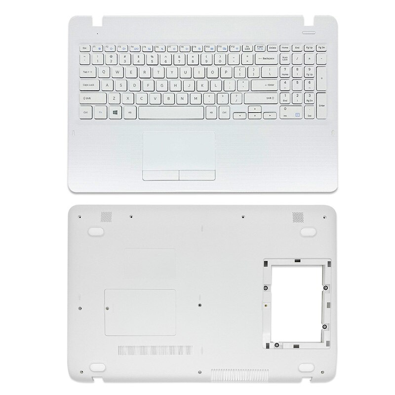 Nowy dla Samsung NP300E5K NP300E5M NP3500EM NP300E5L Laptop LCD tylna pokrywa/przednia ramka/zawiasy pokrywa/podparcie dłoni/dolna obudowa klawiatury