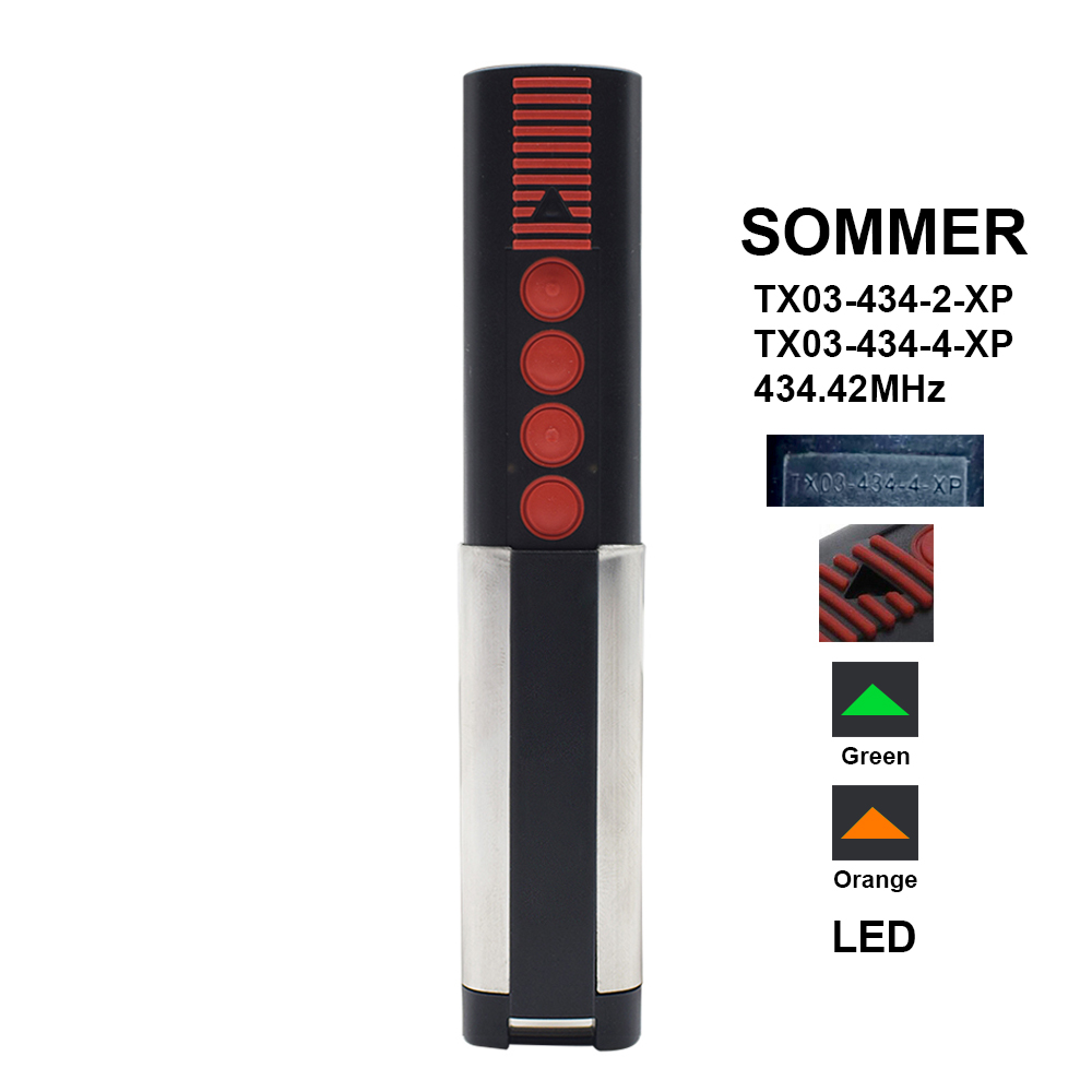 SOMMER TX03-434-4-XP Garage tür fernbedienung 434.42MHz SOMMER TX03 434 4 XP befehl tor Regler schlüssel fob