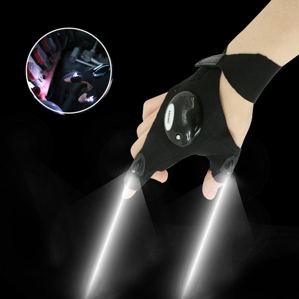 Vissen Nachtlampje Handschoen Night Vissen Handschoen met LED Licht Waterdicht Rescue Gereedschap Outdoor Gear handschoen