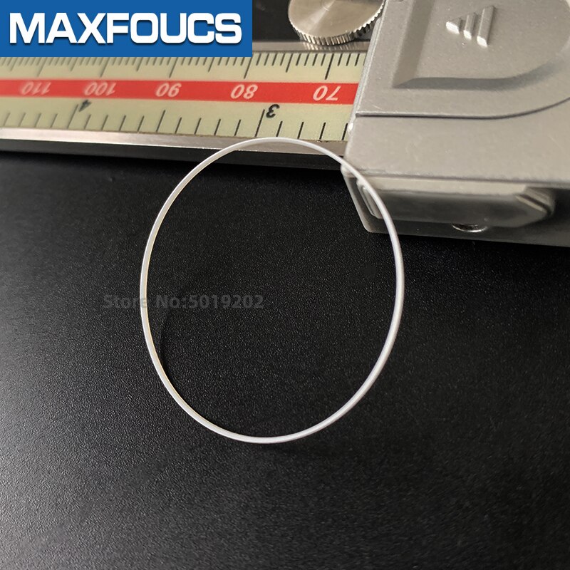 Kunststoff weiß dichtung für kristall glas Interne durchmesser 26-35,5mm Dicke 0,35mm hihg 0,8mm Uhr teile uhr Zubehör, 1 stücke
