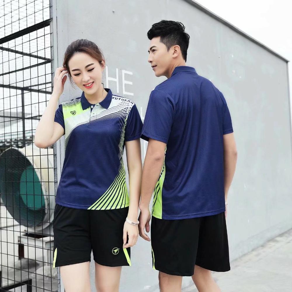 Qucik dry Badminton sports clothes can print name