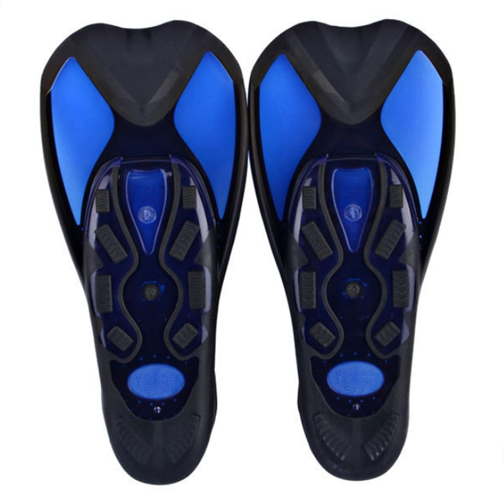 1pair Full Foot Short Fins Scuba Diving Swim Training Flippers Surfing Snorkeling Sock Swimming Fins Adult Flippers Water Shoes