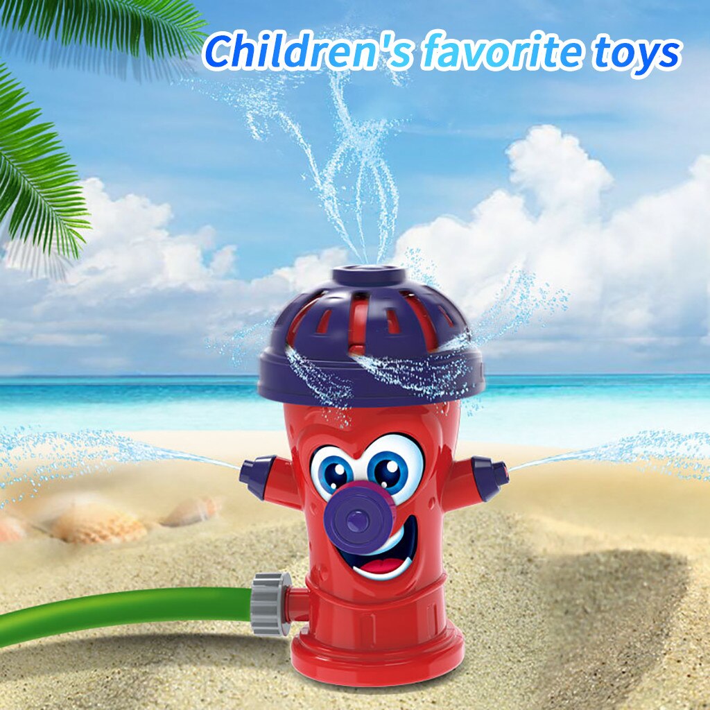 Ourdoor Water Spray Toy Fire Hydrant Sprinkler Kids Spray Water Toy Backyard Lawn Yard Summer Outdoor Beach Family Play M140#