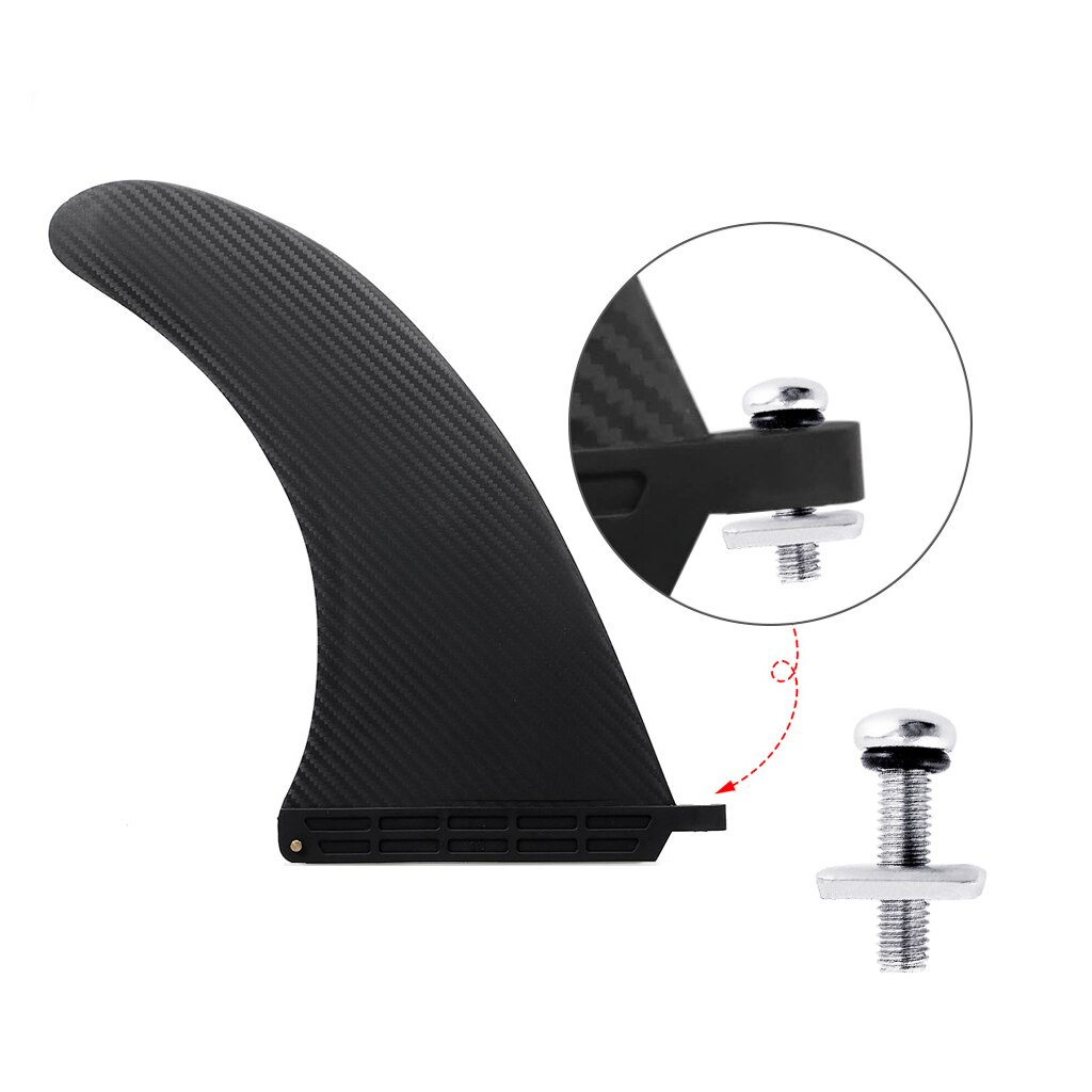 3PCS Boat Surfboard Tail Fin Screw Surf Fin Nails Bolt Screws Longboard Sliding Fin Screws Single Fin Screw with Plate Surfing