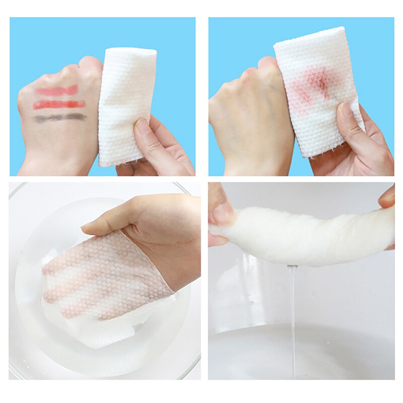 Face Towel Non-Woven Facial Tissue Cotton Pads Disposable One-Time Makeup Wipes Facial Cleansing Roll Paper Tissue