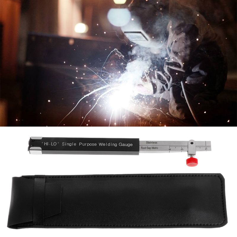 HI LO Welding Gage Internal Single Purpose Gauge Welding Ruler Root Gap Metric
