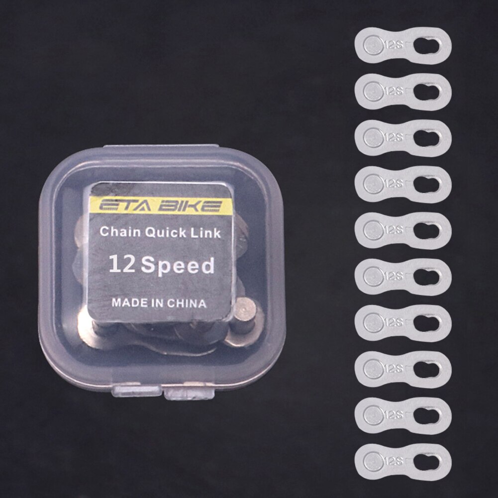 5 Pairs Bike Chain Quick Link Connector Lock Set MTB Road Bicycle Power Chain Quick Release Buckle for 6 7 8 9 10 11 12 Speed