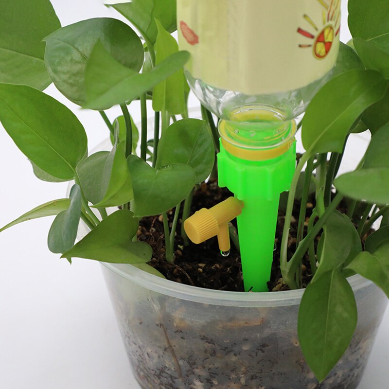 Automatisk drypp vanningssystem selvvanning pigg planter hage husholdning plante blomst justerbar automatisk vann drypper enhet