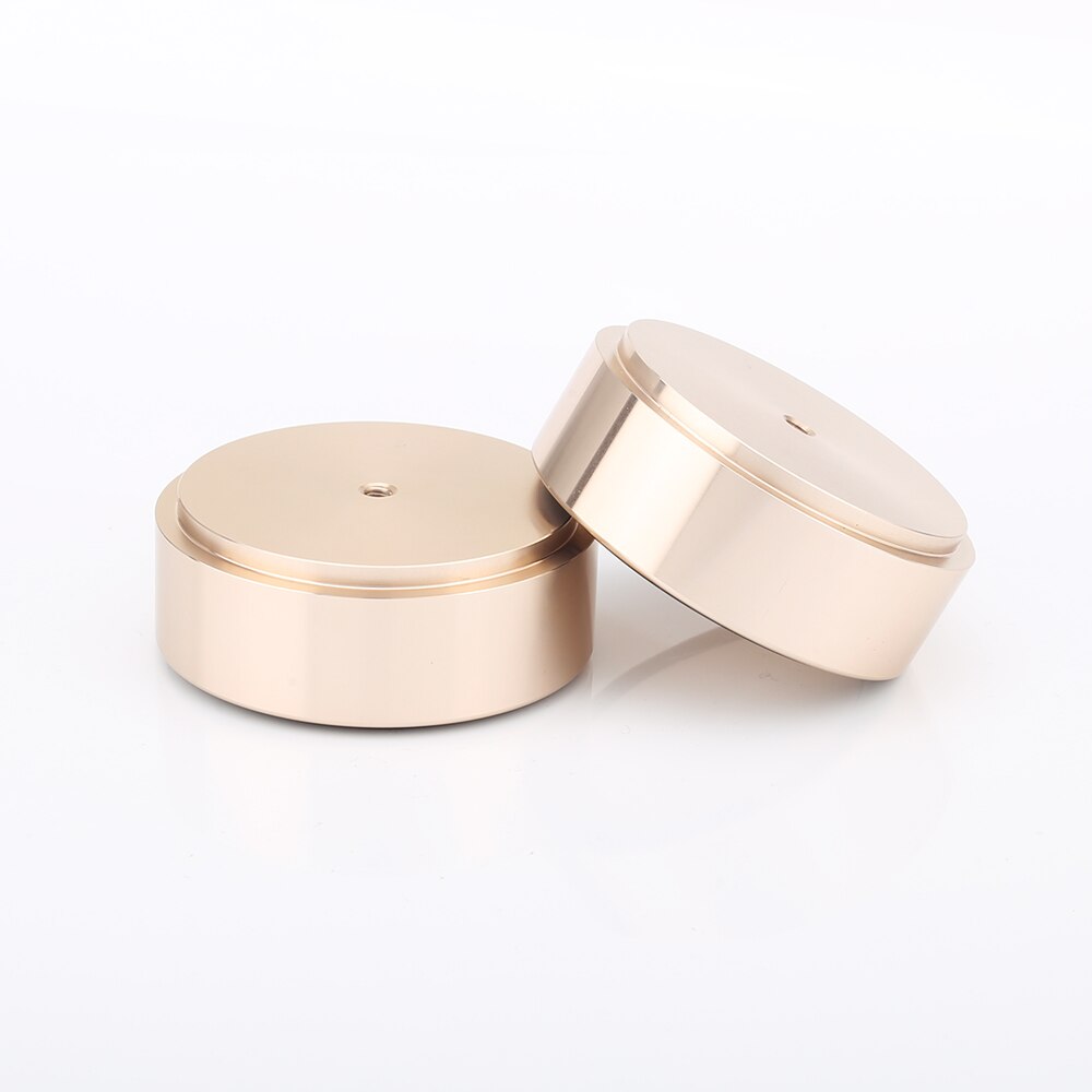 58x22mm M8 Machined Full Aluminum Amplifier Speaker Isolation Feet Turntable Monitor CD DAC Radio Vibration Stand Pad Base