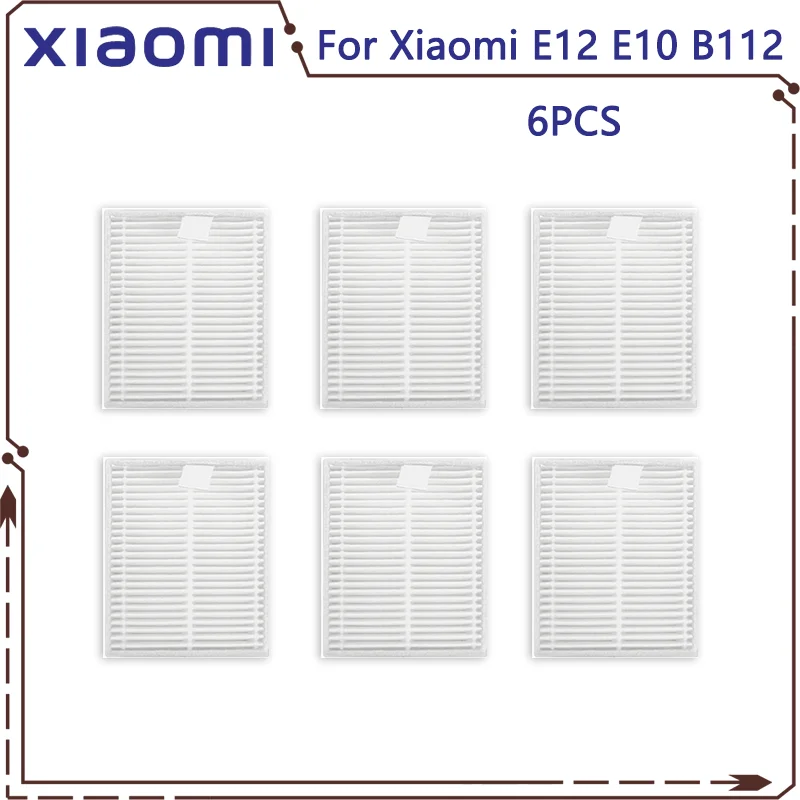 For Xiaomi Vacuum cleaner S20 E12 E10 B112 sweeping robot vacuum cleaner main brush side brush mop cloth HEPA filter spare parts: plum