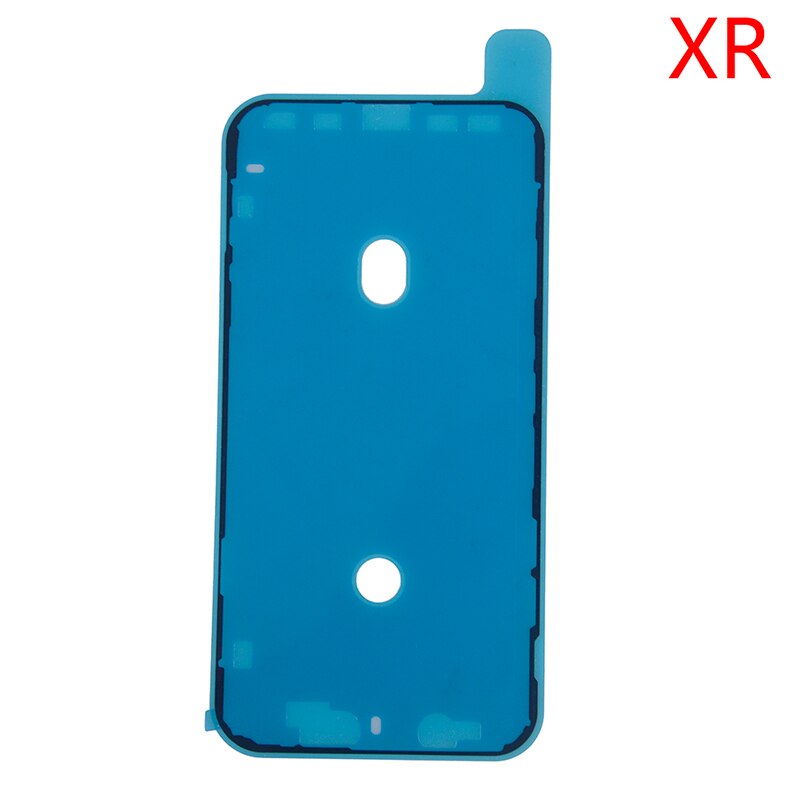 Pegatina para IPhone 6s/6s plus/7s/7plus/8/8 plus/XR/X /XS, cinta adhesiva para pantalla, pegamento para reparación, resistente al agua, 2 uds.: Negro