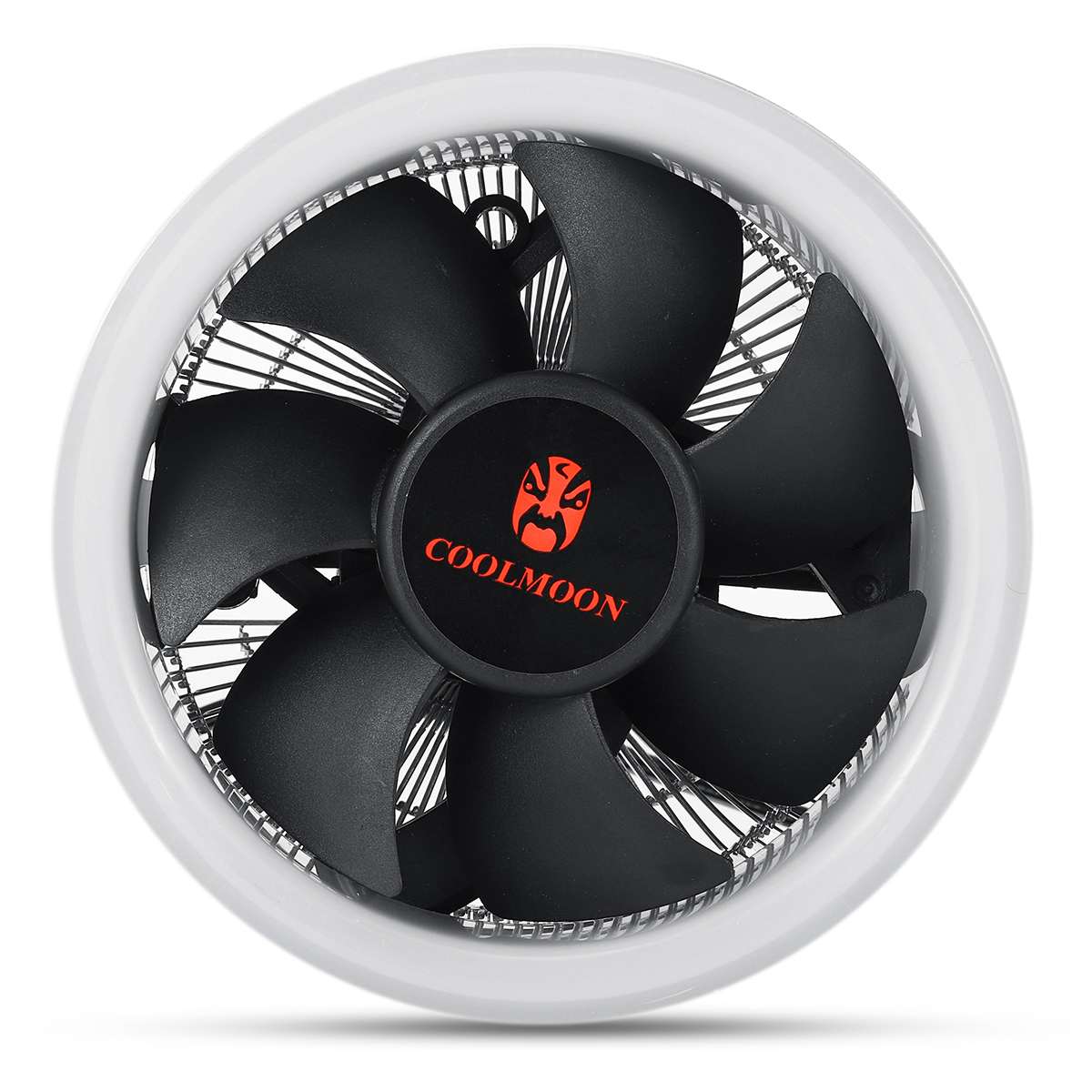 Pc Cpu Cooler Fan Heatsink Led Kleurrijke Diafragma Cpu Koelventilator Stille Radiator Voor Intel 775/1156 Voor Amd AM2 AM2 + AM3 AM3 +