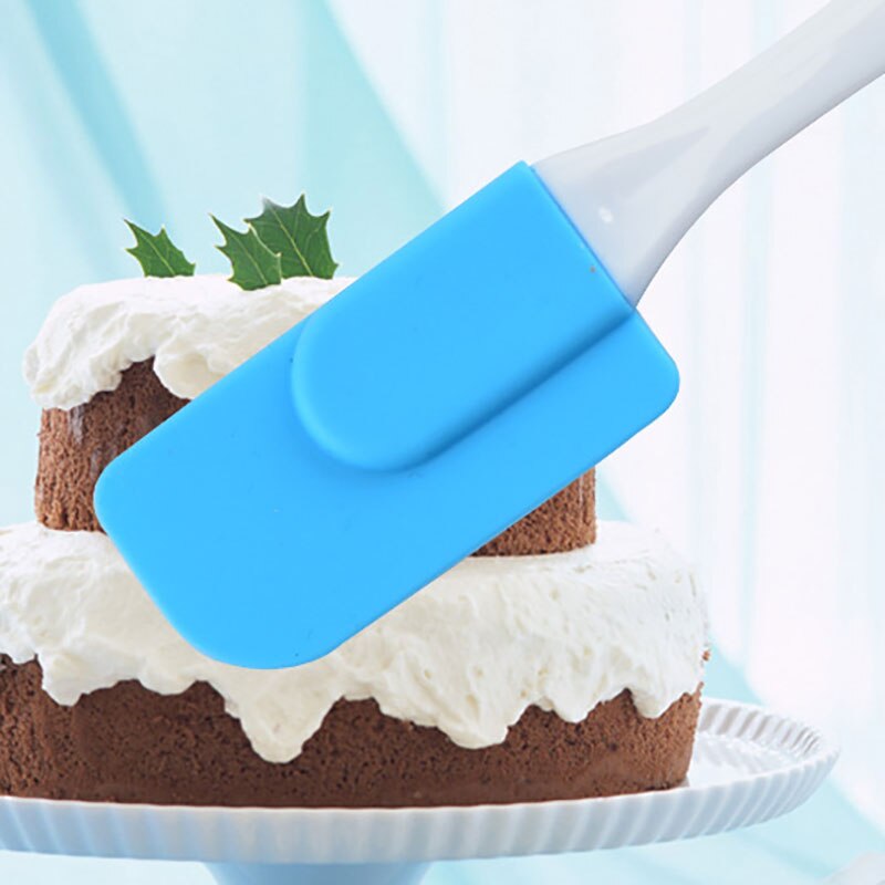 1Pcs Multi Purpose Silicone Cake Spatula High-temperature DIY Baking Tools Cookie Pastry Scraper Kitchen Supplies Butter Spatula