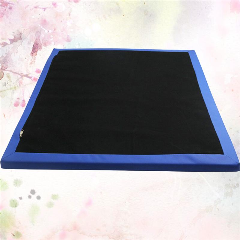 Alfombrilla desinfectante para suelo, esterilla de esponja para entrada, Felpudo de desinfección, Alfombra de entrada, tamaño S, azul