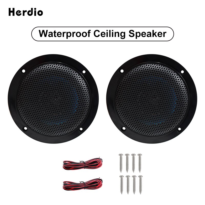 160 watt 4 '' 2- vejs marine båd vandtætte højttalere til udendørs marine båd spa uv-bevis udendørs musik højttaler