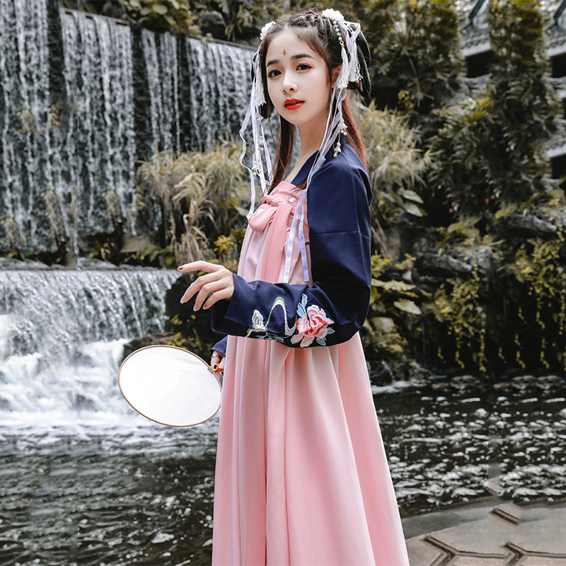 Traje de baile Retro Hanfu chino tradicional para cantantes vestido de danza Oriental DC1848
