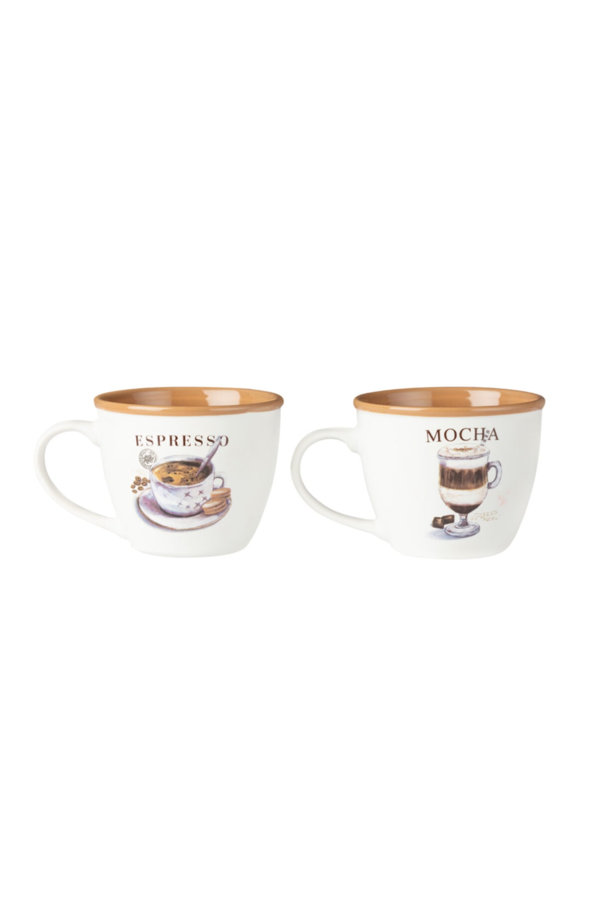 Ensemble de 2 tasses à café moka pour expresso, faites à la main, turc, tasse à thé, café léger, , résistant à la chaleur, en porcelaine