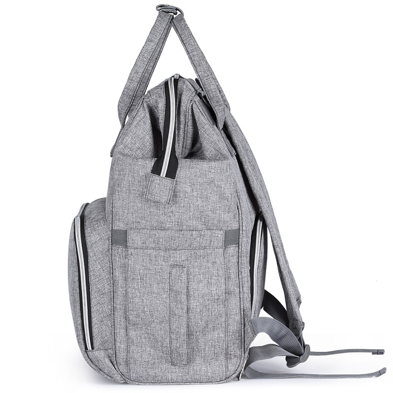 Multi-funcional gran capacidad USB carga paquete Maternal mamá maternidad viaje pañal bebé cochecito organizador bolsa de enfermería