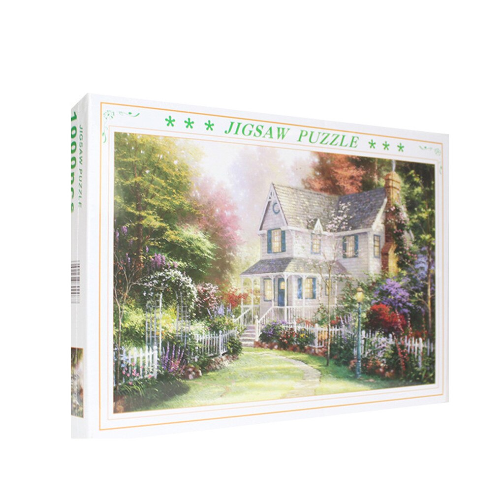 Jagsaw Puzzel-Bos Hut -1000 Stuk 27.56 Door 19.69 Voor Volwassenen Kids Puzzel grote Moeilijkheid