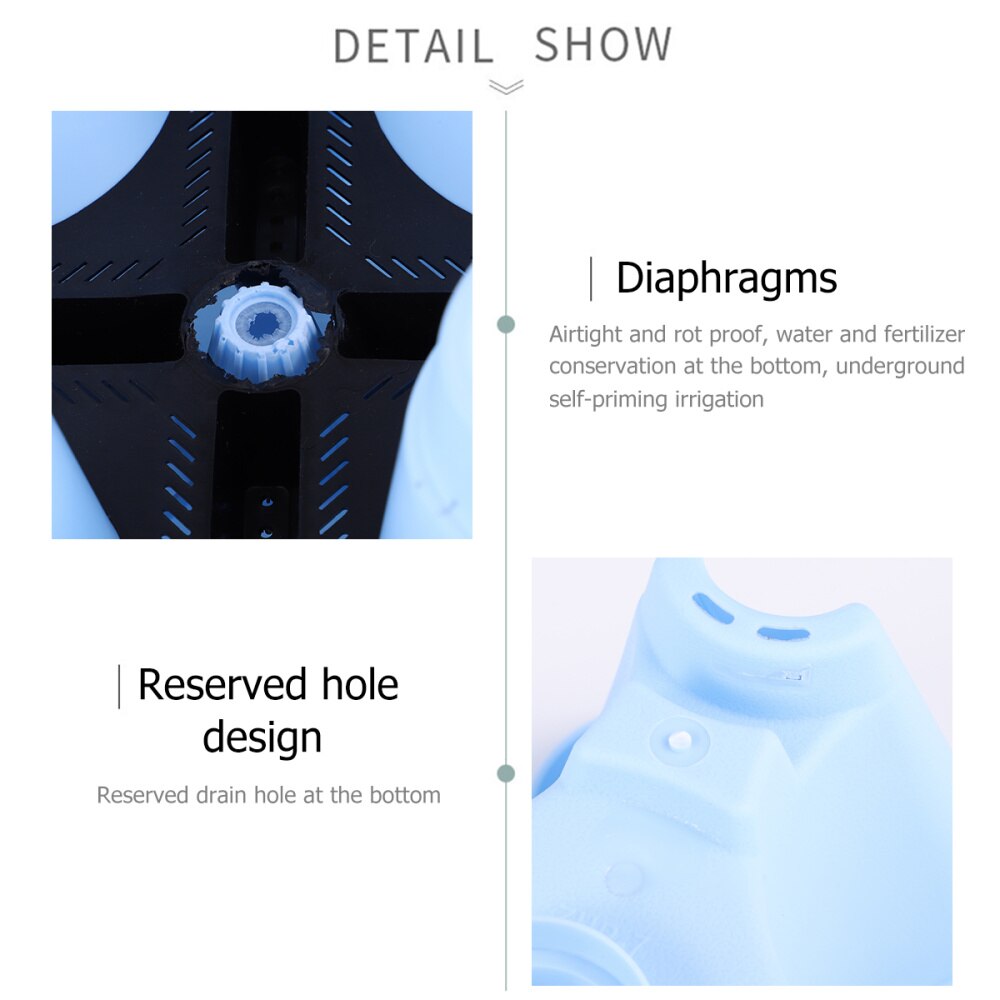 1 Set of 6pcs Flowepot Multilayer Stacking Cultivation Pot Vegetable Melon Fruit Strawberry Planting Pot - 1pc Tray and 5pcs Pot