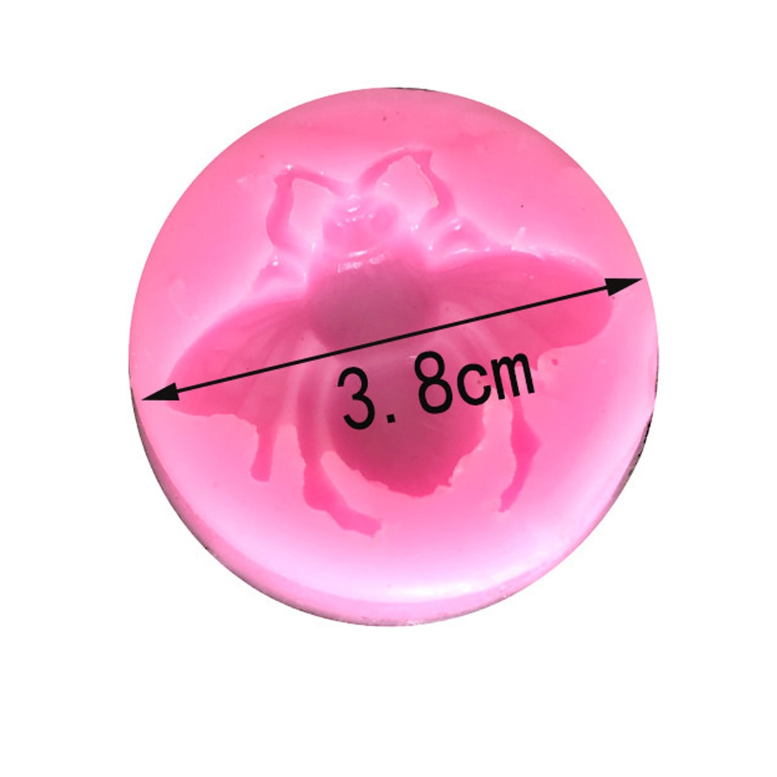 3D Bumble Bee Cake Silicone Mold Fondant Candy Chocolate Clay Mould Kitchen Baking Sugarcraft Cake Decorating Tools 1Pc