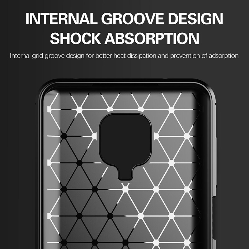 Ipaky armor telefon cover silikone cover på til xiaomi redmi note 9s 9 pro max 9 pro note 9 s note 9s 64/128 gb xiomi global bumper