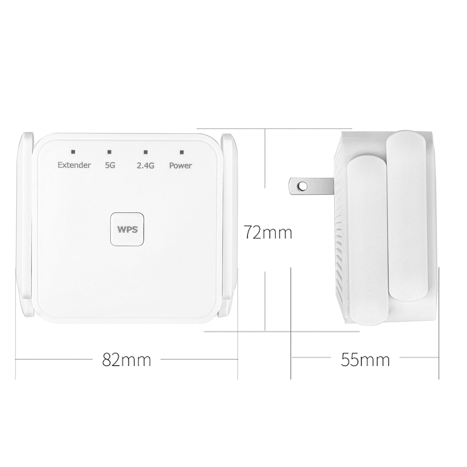 -Wifi Repeater Wifi Extender Wifi Amplifier 5G 2.4G Wireless Long Range Wi Fi Booster Wi-Fi Repeater Signal Wi-Fi Extender