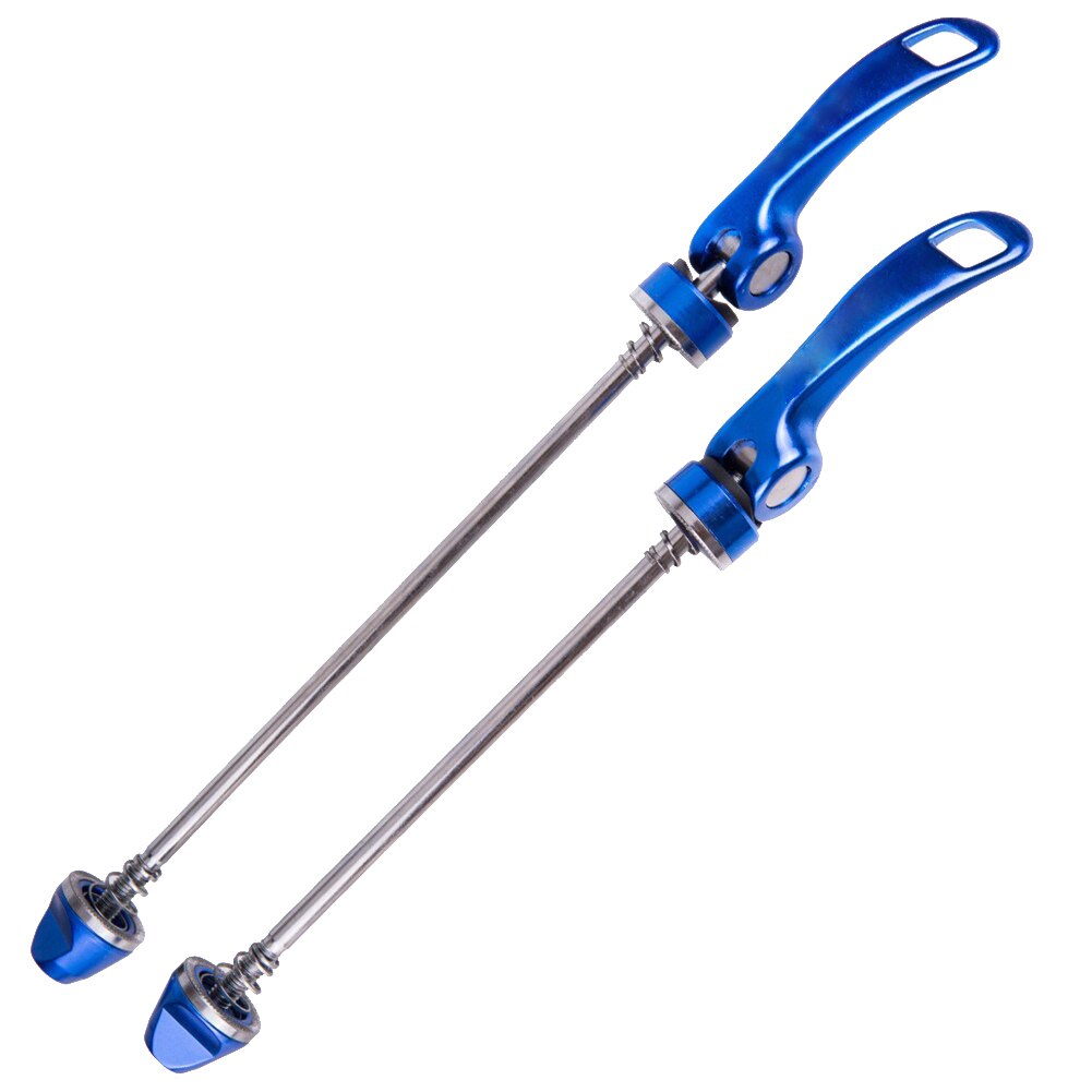 2 Pcs Quick Release Bike Nuts Lever Clip Durable Accessories Tools Aluminum Alloy Parts Repair Screw Bicycle Skewer With Handle