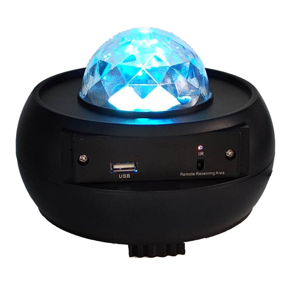 Kleurrijke Sterrenhemel Projector Bt Usb Afstandsbediening Muziekspeler Led Nachtlampje Usb Opladen Projectie Lamp Kids