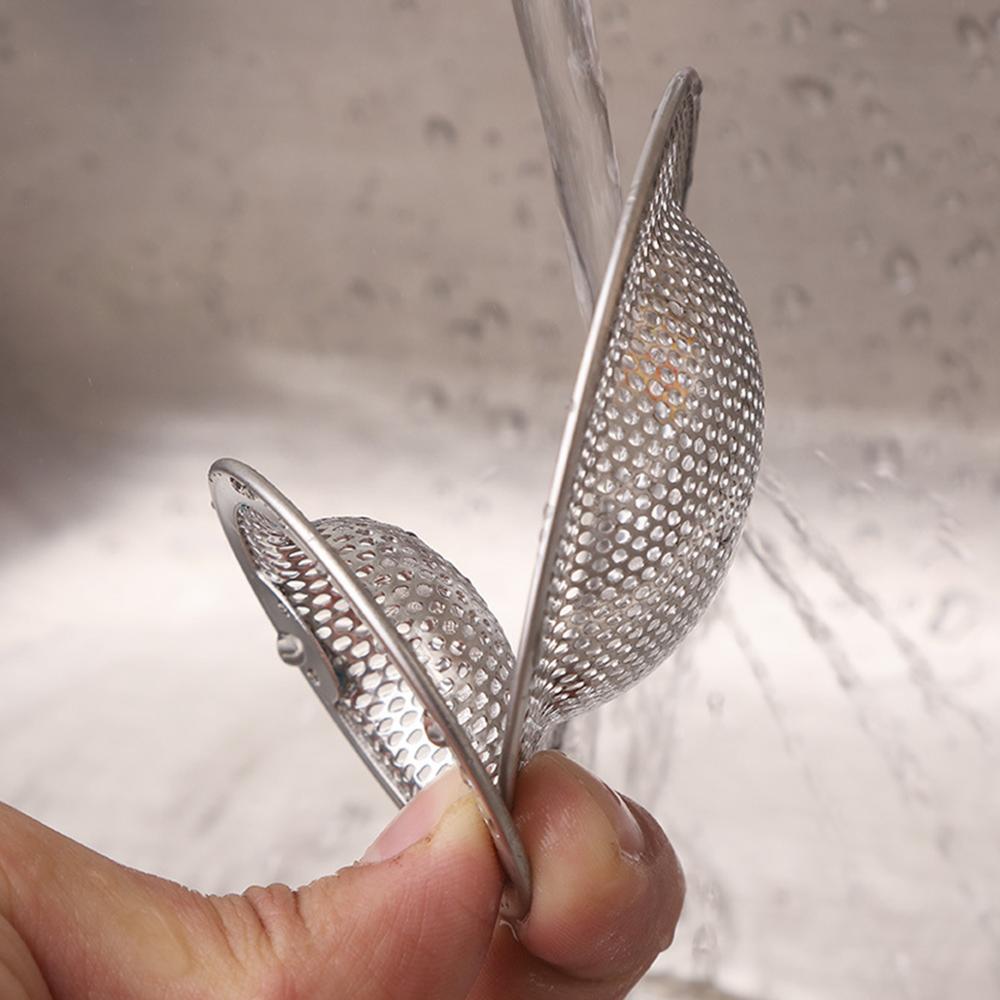 S/M/L Stainless Steel Kitchen Sink Strainer Drain Hole Filter Mesh Trap Bathtub Shower Waste Stopper Drainage