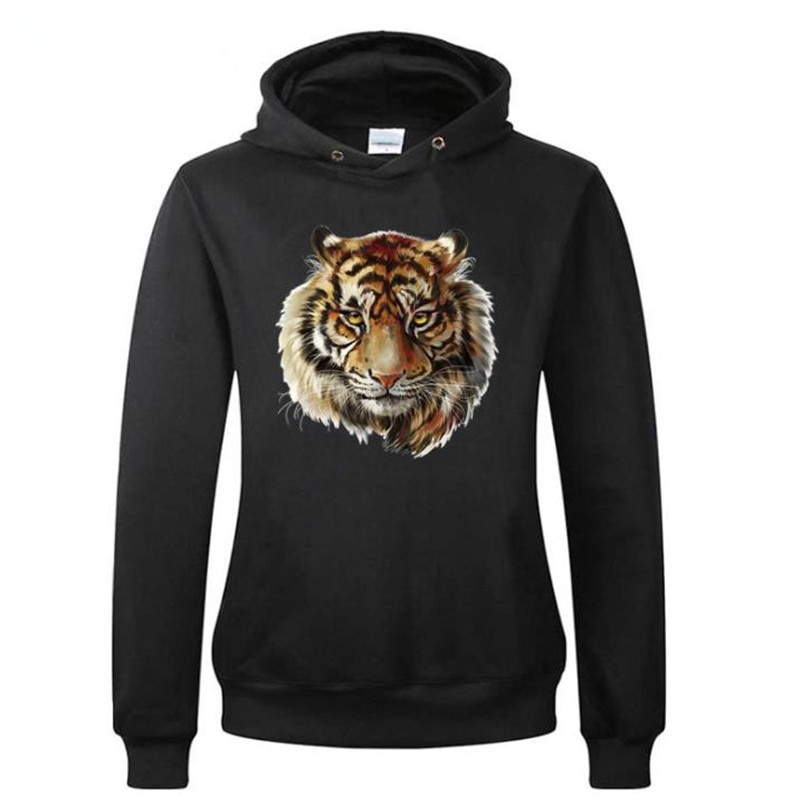 Lappe med det tøj stof tigerhoved varmeoverførsel tryk t-shirt pige stryge lapper til tøj klistermærker