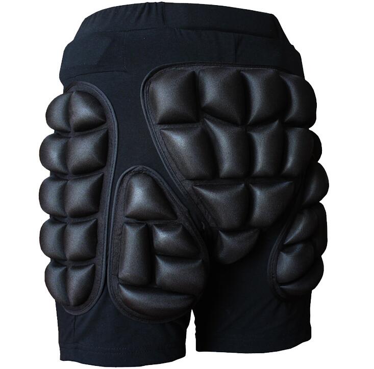 thumbnail image 2 of WOSAWE Hip Impact Padded Protector Shorts – Snowboarding Ski Skate EVA – Black 2 of 4